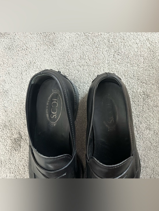 Tods Moccasino Boston Gomma Loafers Slip On Shoe Men’s Size 8 Black main image 12